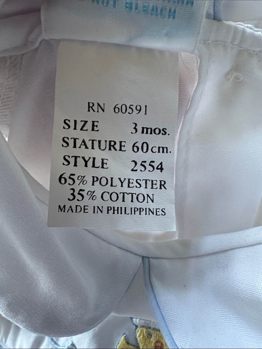 Vintage Petit Ami Baby Boy Bubble Romper 3m - Picture 3 of 6